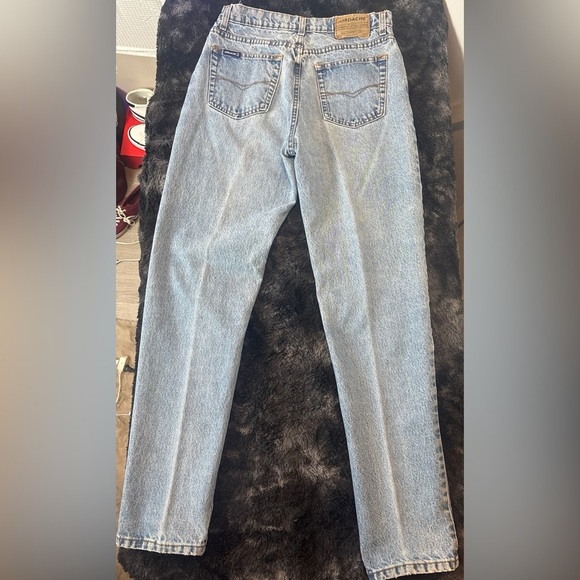 Vintage 90s Jordache Light Blue Denim Jeans high raise tapered mom jeans 11/12 - Picture 5 of 7